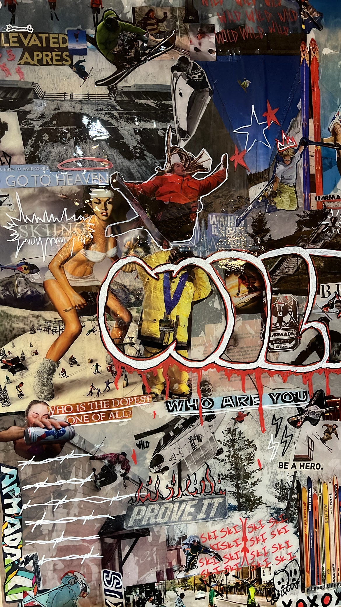 WILD Mixed Media on Canvas 24 X 30